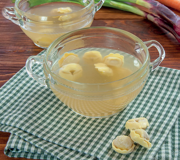 Lara and Charlie's tortellini with boiled meat filling - Food for Soul